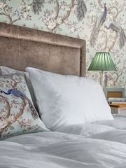Laura Ashley White 100% Cotton Soft as Down Pillow - Image 1 of 3