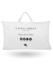 Laura Ashley White 100% Cotton Soft as Down Pillow - Image 2 of 3