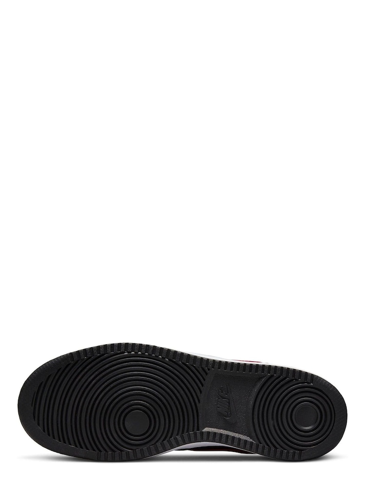 Czarny/czerwony - Nike Court Vision Low Trainers - Image 6 of 8
