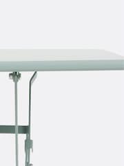 La Redoute Intérieurs Grey Green Ozevan Rectangular Folding Metal Table - Image 3 of 5