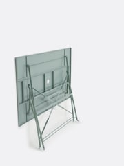 La Redoute Intérieurs Grey Green Ozevan Rectangular Folding Metal Table - Image 5 of 5