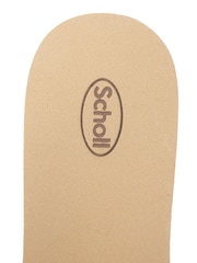 Scholl Womens Iconic 'Lena' Leather Mule Black Sandal Clogs - Image 6 of 6