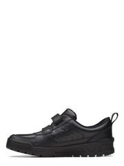 Clarks Black Multi Fit Leather Palmer Steggy Shoes - Image 2 of 7