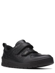Clarks Black Multi Fit Leather Palmer Steggy Shoes - Image 3 of 7
