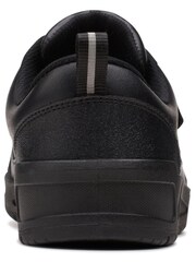 Clarks Black Multi Fit Leather Palmer Steggy Shoes - Image 6 of 7