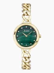 Accurist Jewellery Womens Gold Plated Stainless Steel Chain Analogue Watch - Image 1 of 6