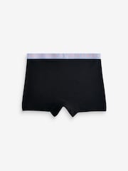 Black Bright Waistband Short Briefs 5 Pack (2-16yrs) - Image 3 of 8