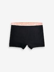 Black Bright Waistband Short Briefs 5 Pack (2-16yrs) - Image 5 of 8
