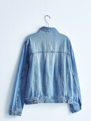 Mid Blue Own. Crop Western Denim Jacket - Image 5 of 10