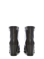 Moda In Pelle Coralie Western Ankle Boots Asymetric Side Zip - Image 2 of 3