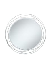 Pacific Antique Silver Metal Round Wall Mirror - Image 2 of 4