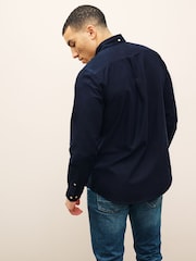 Donkerblauw - Barbour® Oxtown klassiek Oxford-overhemd met lange mouwen van 100% katoen - Image 2 of 6