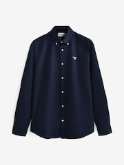 Donkerblauw - Barbour® Oxtown klassiek Oxford-overhemd met lange mouwen van 100% katoen - Image 6 of 6