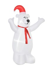 Homcom Red Outdoor 6ft Inflatable Christmas Snowman - Image 2 of 3