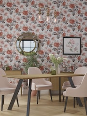 Laura Ashley Oak Ammanford Chamfered Edge 8 Seater Dining Table - Image 1 of 4