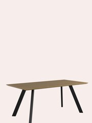 Laura Ashley Oak Ammanford Chamfered Edge 8 Seater Dining Table - Image 3 of 4