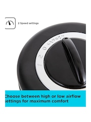 Black & Decker Black Low Noise Mini Tower Fan - Image 5 of 8