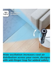 Black & Decker Black Low Noise Mini Tower Fan - Image 6 of 8
