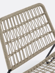 La Redoute Intérieurs Natural Masix Low Garden Armchair in Braided Rope - Image 4 of 6