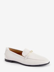 Porzellan/Weiß - Forever Comfort® Lederslipper mit Metall- und Knotendetails - Bild 6 von 8