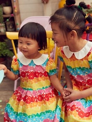 Little Bird by Jools Oliver Rainbow Rainbow Floral Dress - Image 3 of 7