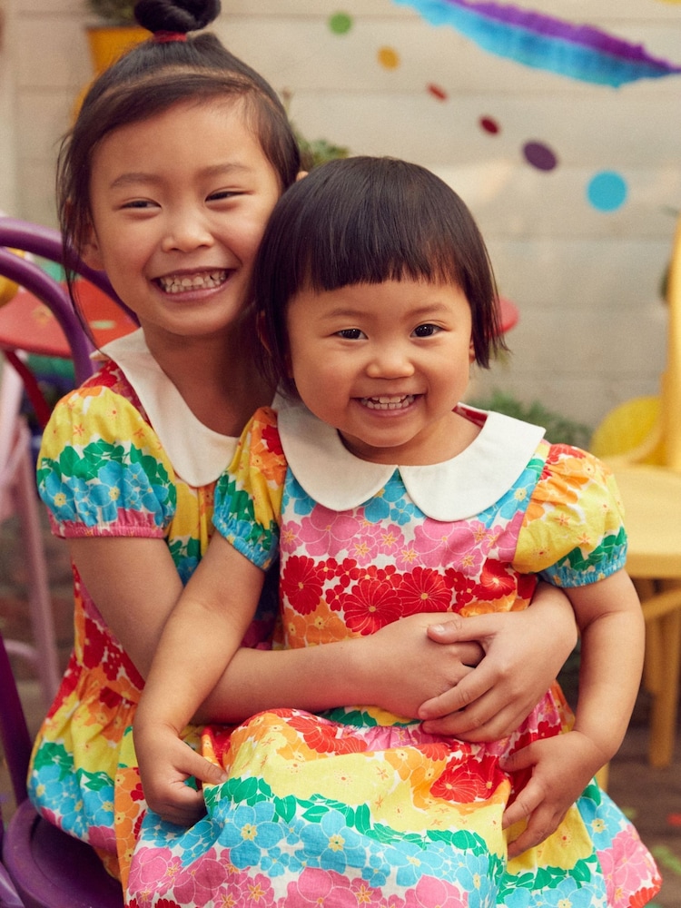 Little Bird by Jools Oliver Rainbow Rainbow Floral Dress - Image 7 of 7 Little Bird by Jools Oliver Rainbow Rainbow Floral Dress - Image 7 of 7