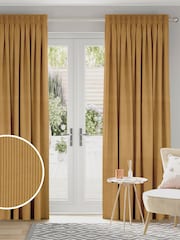 Mustard Yellow Jangga Made To Measure Curtains - Image 1 of 9