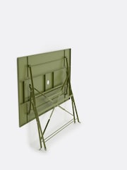 La Redoute Intérieurs Khaki Ozevan Rectangular Folding Metal Table - Image 6 of 6