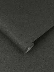Graham & Brown Grey Twill Deep 10M Wallpaper - Image 3 of 3