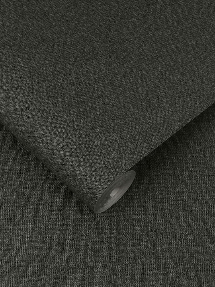 Graham & Brown Grey Twill Deep 10M Wallpaper - Image 3 of 3