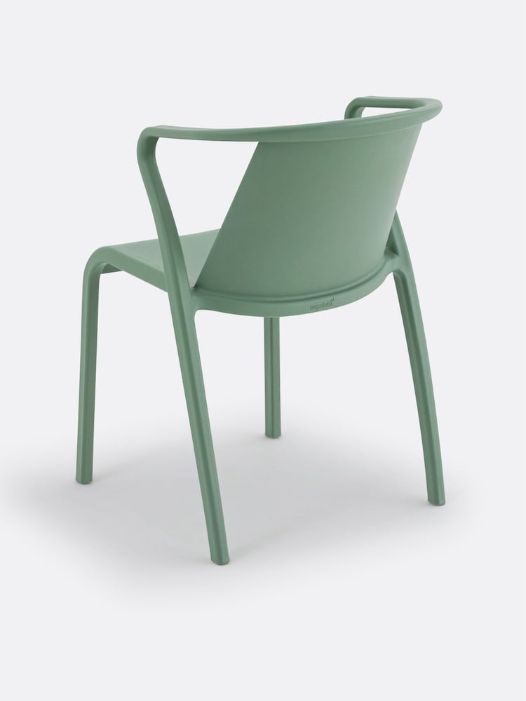 La Redoute Intérieurs Set of 2 Olive Green Predsida Polypropylene Armchairs - Image 2 of 6 La Redoute Intérieurs Set of 2 Olive Green Predsida Polypropylene Armchairs - Image 2 of 6