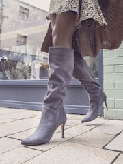 Jones Bootmaker Natural Luz Stiletto Knee High Boots - Image 1 of 1