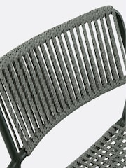 La Redoute Intérieurs Set of 2 Khaki Namy Steel and Rope Garden Armchairs - Image 4 of 5