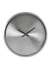 Pacific Brushed Nickel Round Wall Clock - Image 2 of 5