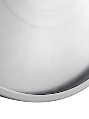 Pacific Brushed Nickel Round Wall Clock - Image 5 of 5
