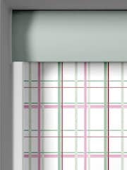 Laura Ashley Rose Pink Burford Check Made To Measure Roller Blind - Image 3 of 6