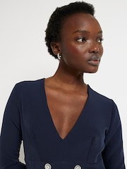 River Island Blue Blazer Dress - Image 4 of 5