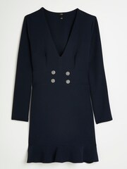 River Island Blue Blazer Dress - Image 5 of 5