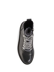 Jones Bootmaker Susanna Leather Black Hiker Boots - Image 5 of 6