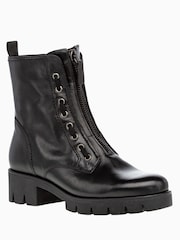 Gabor Banter Black Leather Ankle Boots - Image 5 of 5