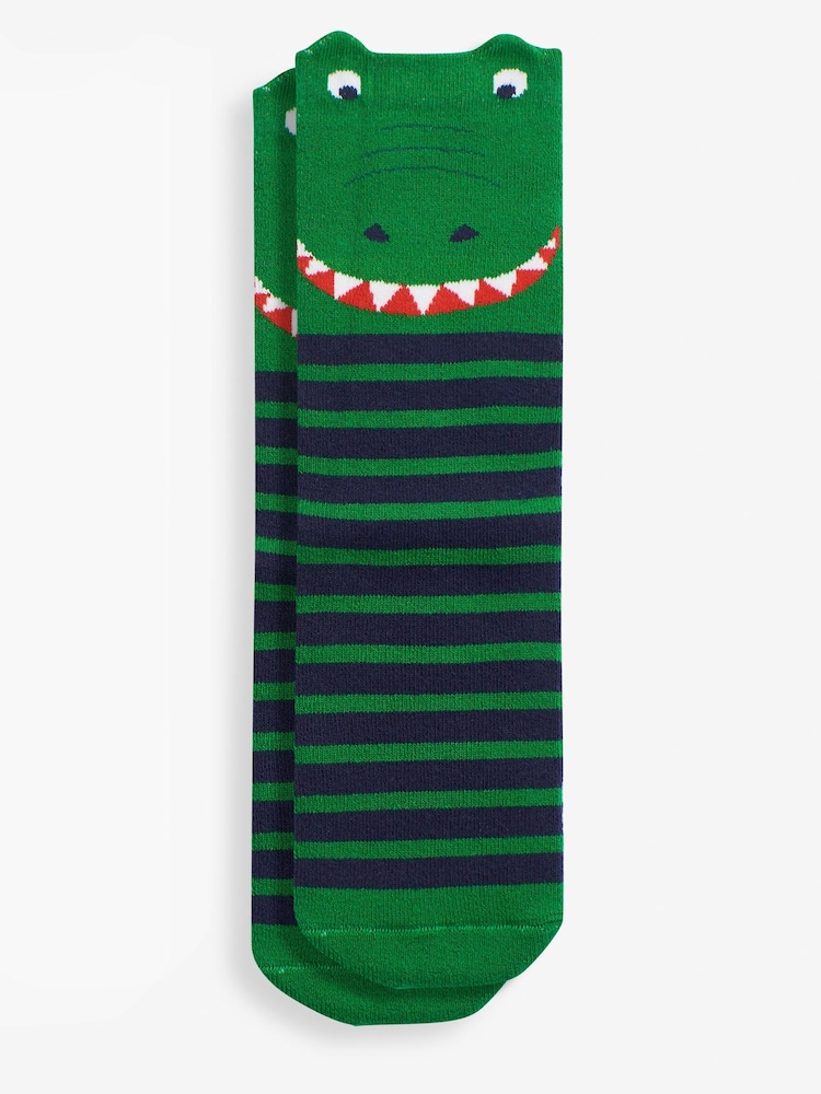JoJo Maman Bébé Green Welly Socks - Image 1 of 2