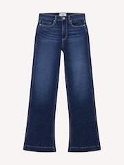 Blau - Paige Leenah Jeans mit hoher Taille und ausgestelltem Ausschnitt in Blau - Bild 4 von 4