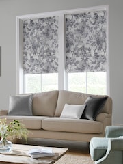 Laura Ashley Grey Eglantine Made To Measure Roman Blinds - Image 5 of 6