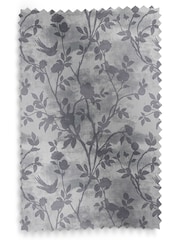 Laura Ashley Grey Eglantine Made To Measure Roman Blinds - Image 6 of 6