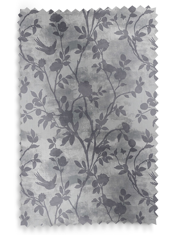 Laura Ashley Grey Eglantine Made To Measure Roman Blinds - Image 6 of 6