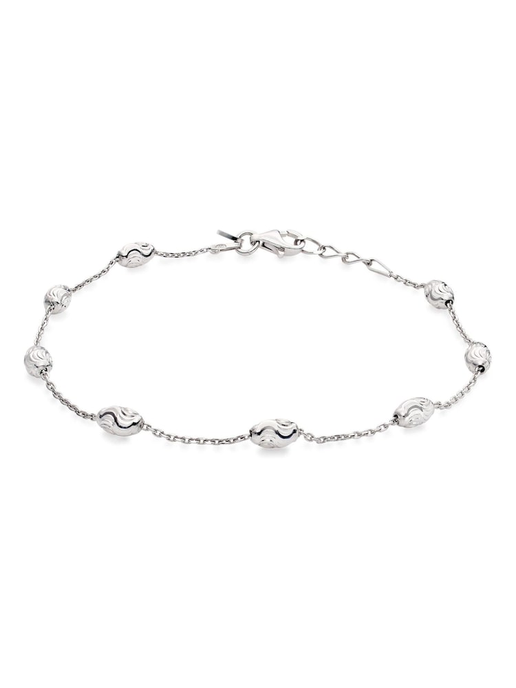 Beaverbrooks Sterling Silver Pebble Ladies Bracelet - Image 1 of 3