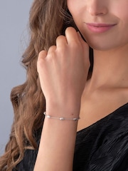 Beaverbrooks Sterling Silver Pebble Ladies Bracelet - Image 2 of 3