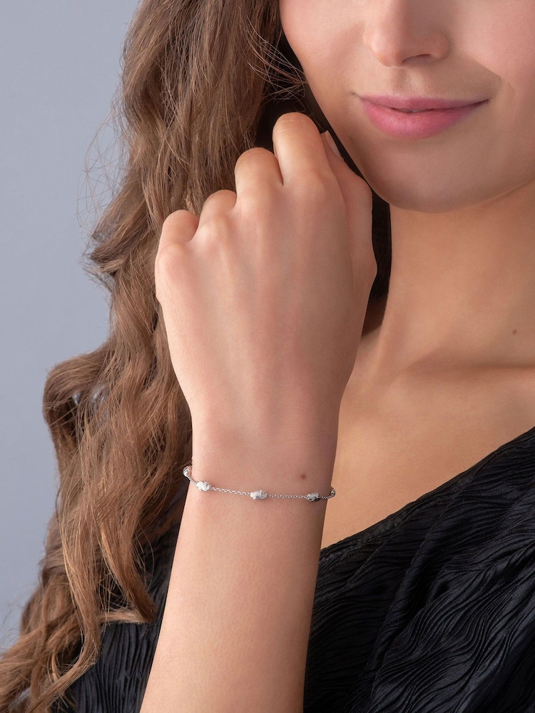 Beaverbrooks Sterling Silver Pebble Ladies Bracelet - Image 2 of 3