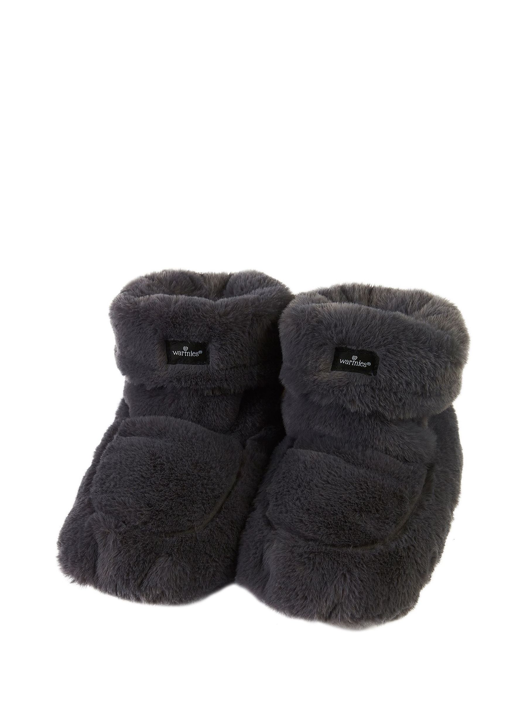 Buy Warmies Grey Fully Heatable Luxury Slipper Boots from Next Ireland