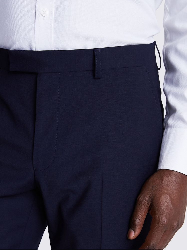 Azul marino oscuro - Pantalones de corte sartorial de MOSS - Imagen 3 de 3 Azul marino oscuro - Pantalones de corte sartorial de MOSS - Imagen 3 de 3